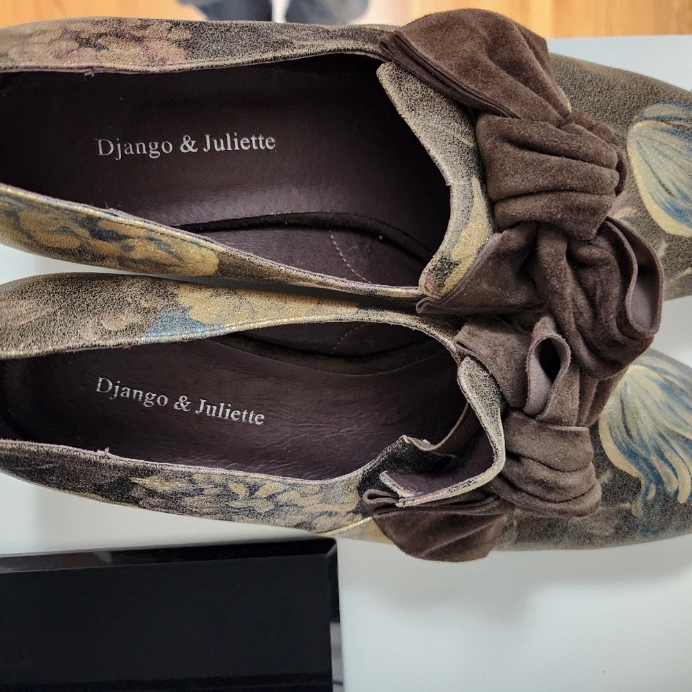 Django & Juliette Varva Bow Loafers size 39 - Picture 6 of 11